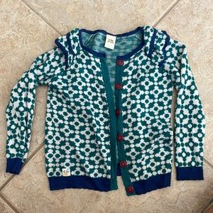 Wild Flowers cardigan. Size 6